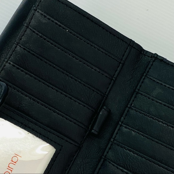 LAURA JONES Black Silver Butterfly Large Purse - Picture 7 of 7